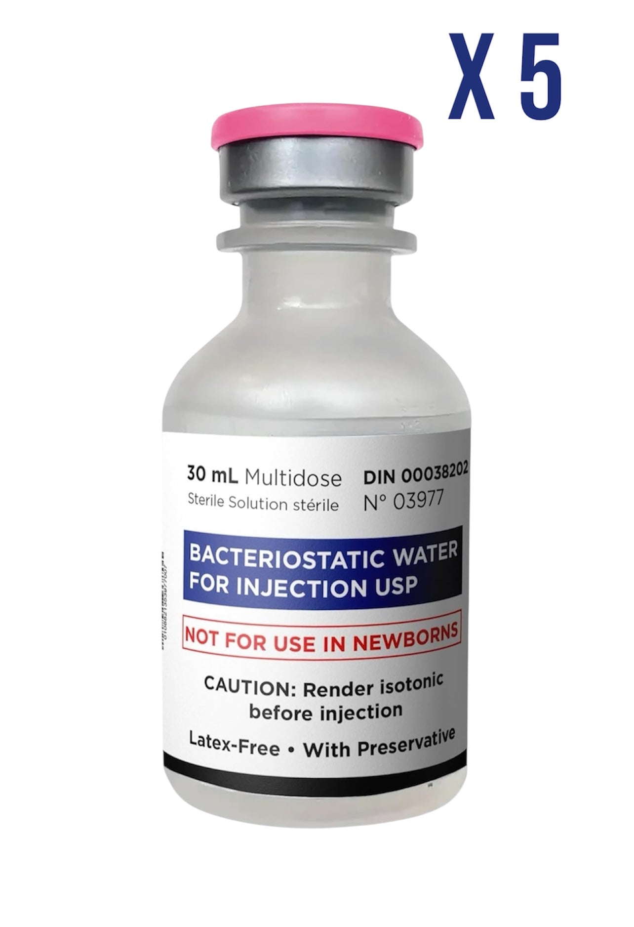 Bacteriostatic Water USP 30ml | Hospira x 5 Vials Bacteriostatic Water Canada Bacteriostatic Water USP 30ml | Hospira x 5 Vials Bacteriostatic Water Canada