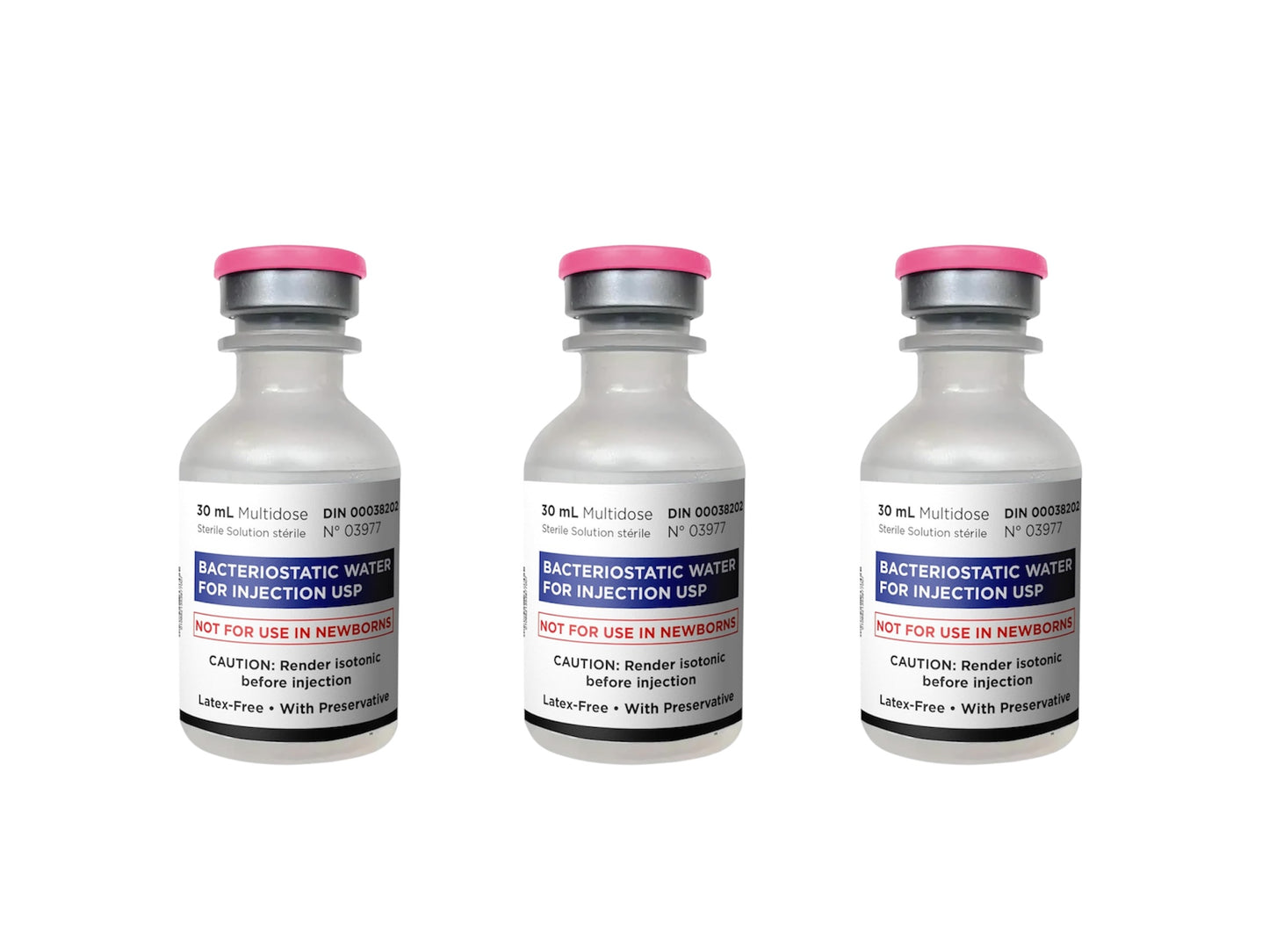Bacteriostatic Water USP 30ml x 25 vials | Hospira