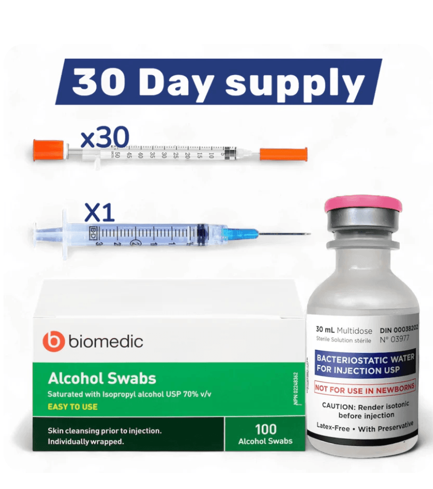 Bacteriostatic Water 30 Day Bundle
