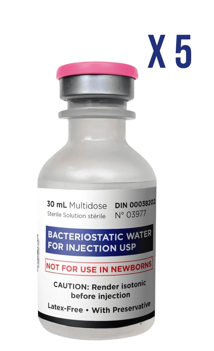 Bacteriostatic Water USP 30ml | Hospira x 5 Vials